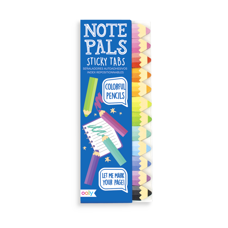 Note Pals Sticky Tabs: Colourful Pencils - Ages 6+