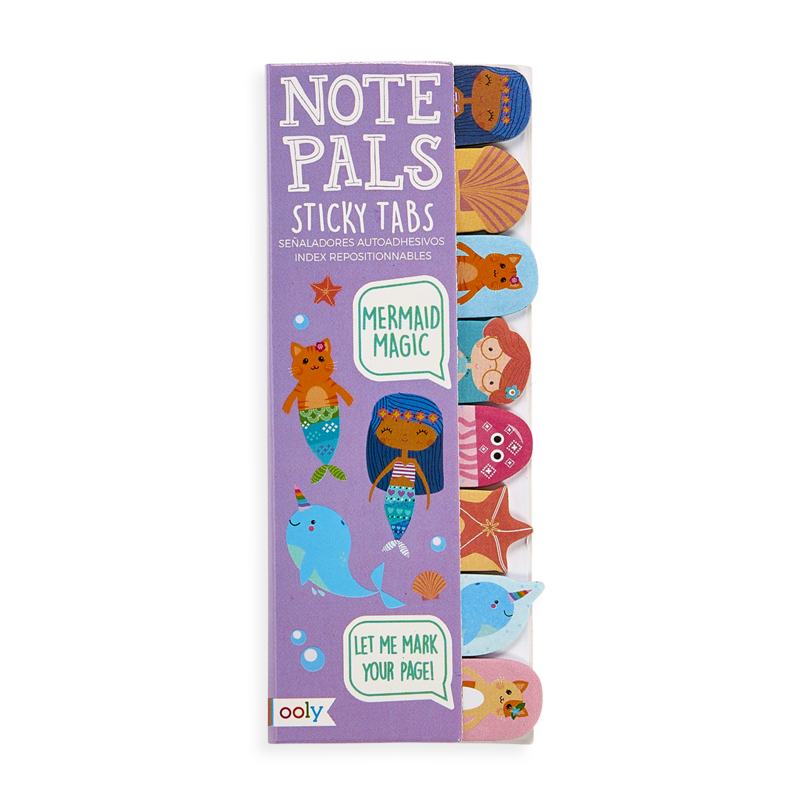 Note Pals Sticky Tabs: Mermaid Magic - Ages 6+