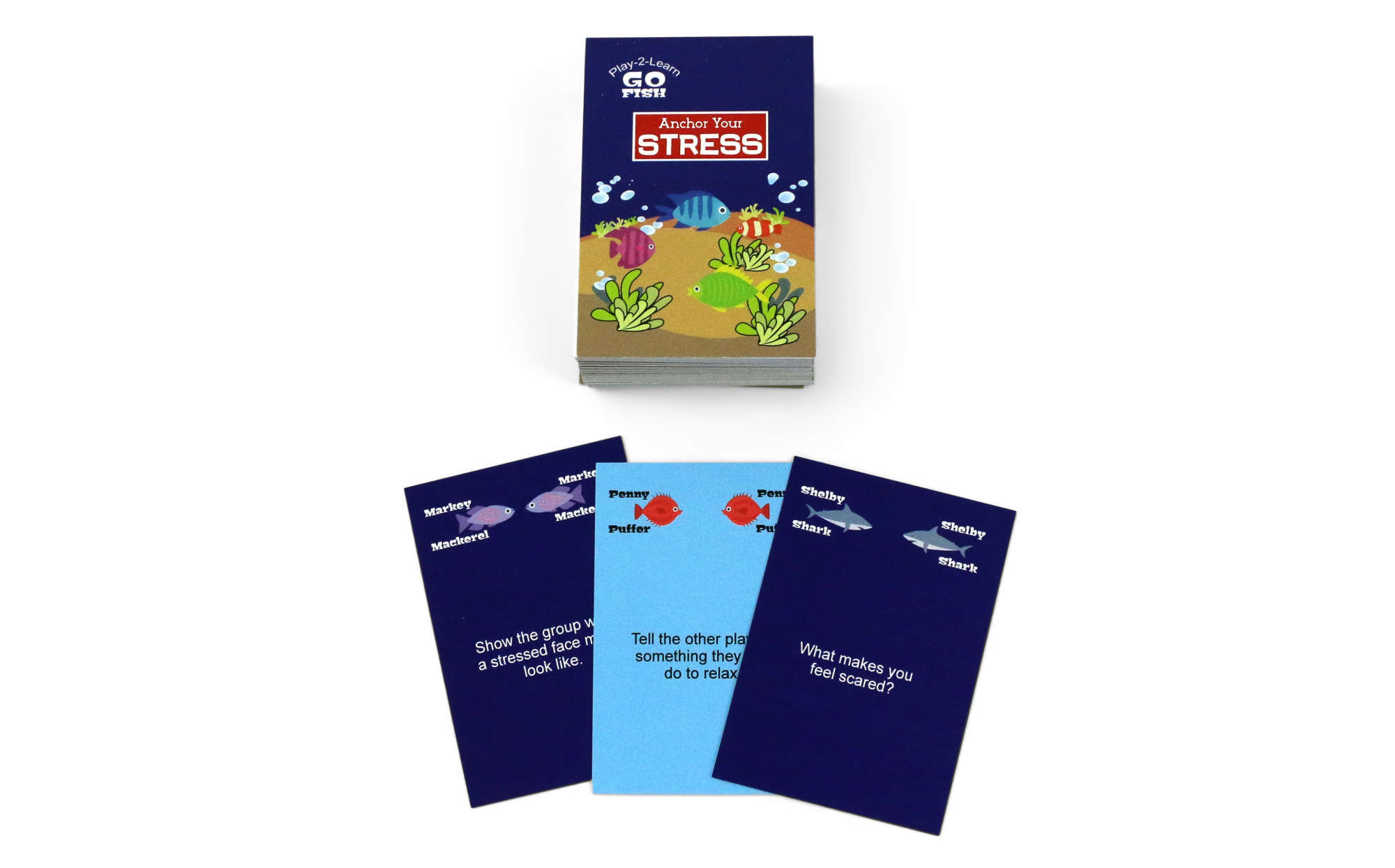 Go Fish: Anchor Your Stress Card Game