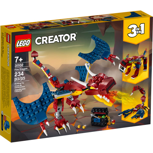 Creator: 3-in-1 Fire Dragon - Ages 7+