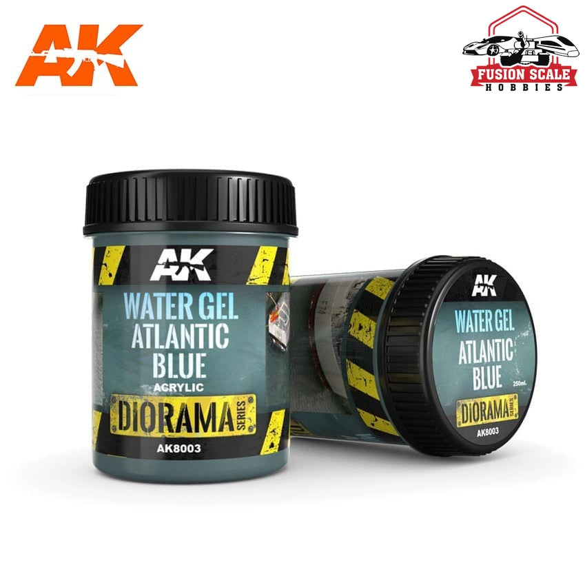 AK Interactive Water Gel Atlantic Blue 250ml