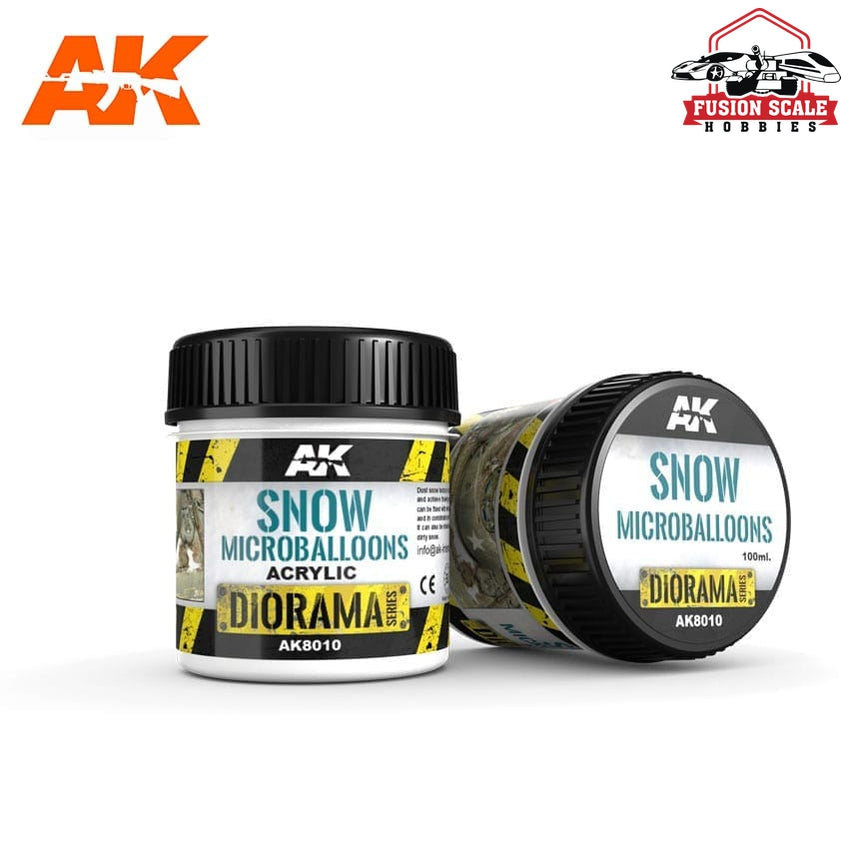 AK Interactive Snow Microballoons Powder Texture 100ml