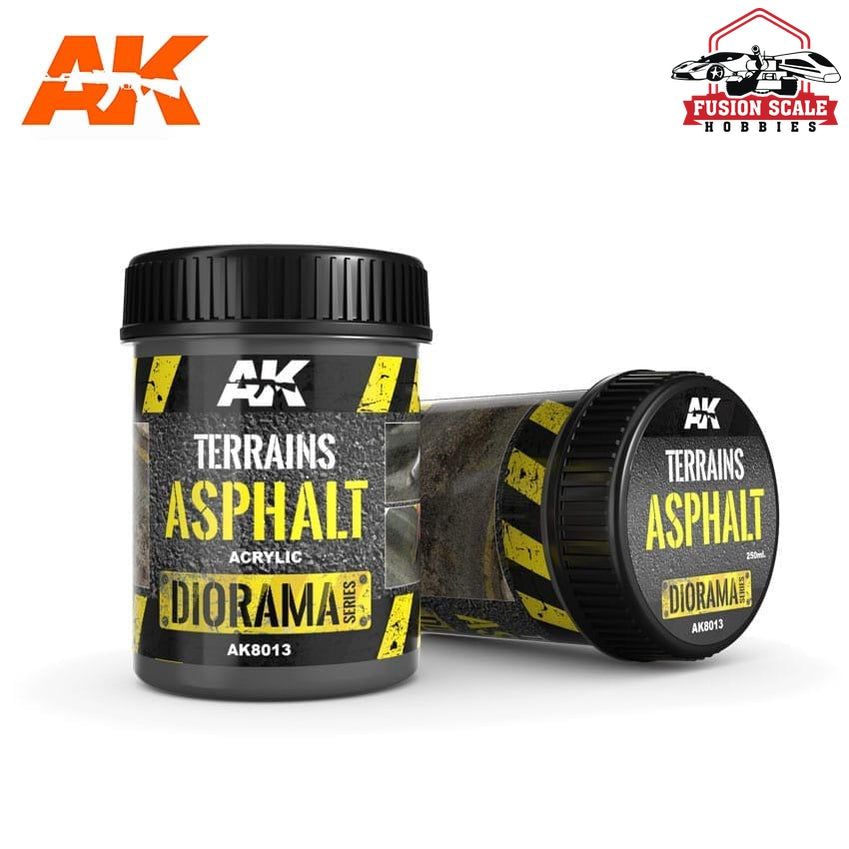 AK Interactive Terrains Asphalt Texture 250ml
