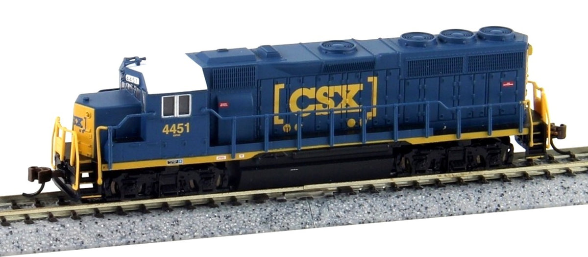 CSX #4451 EMD GP40 N Scale Locomotive